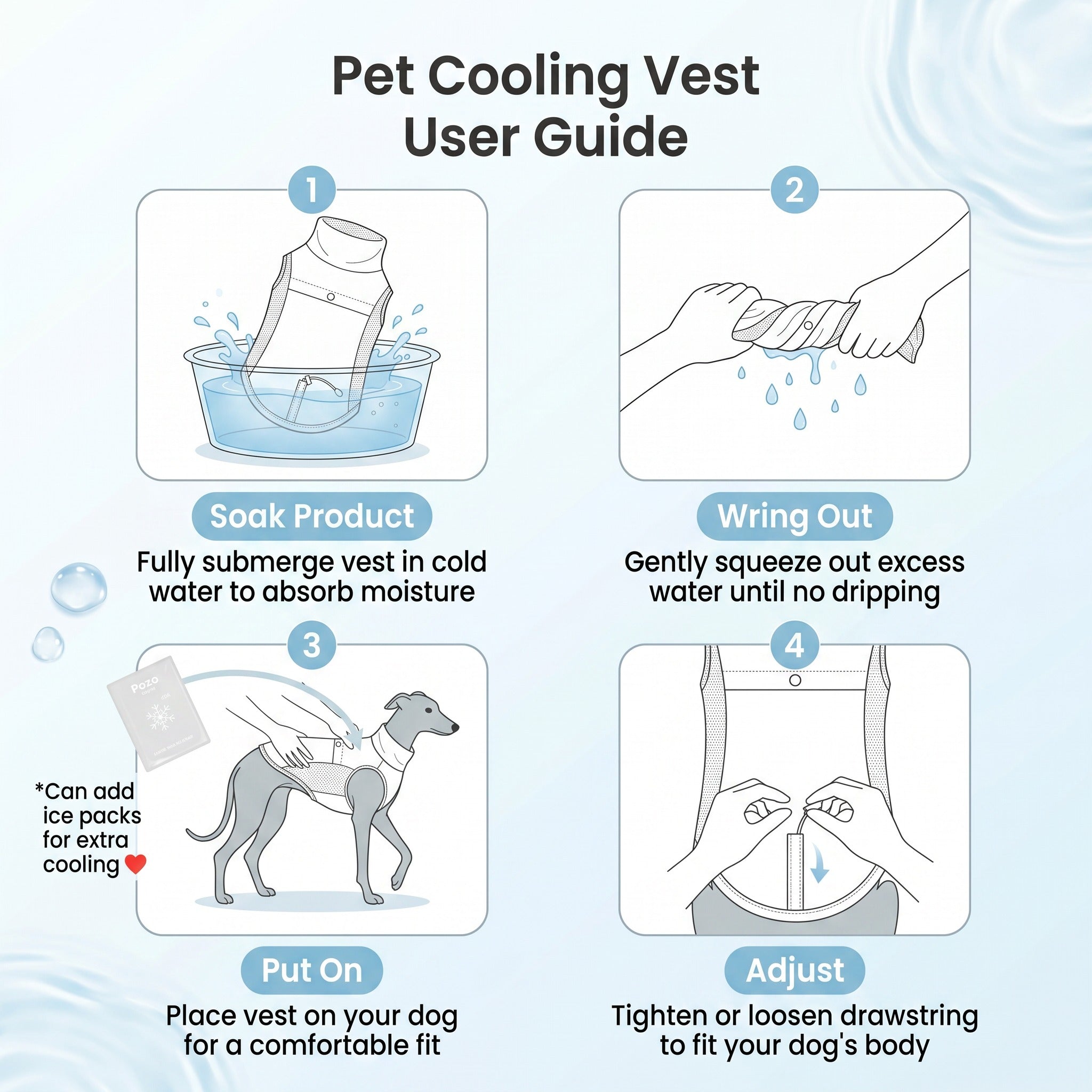 High-performance sun protection, antibacterial, breathable and cooling vest
