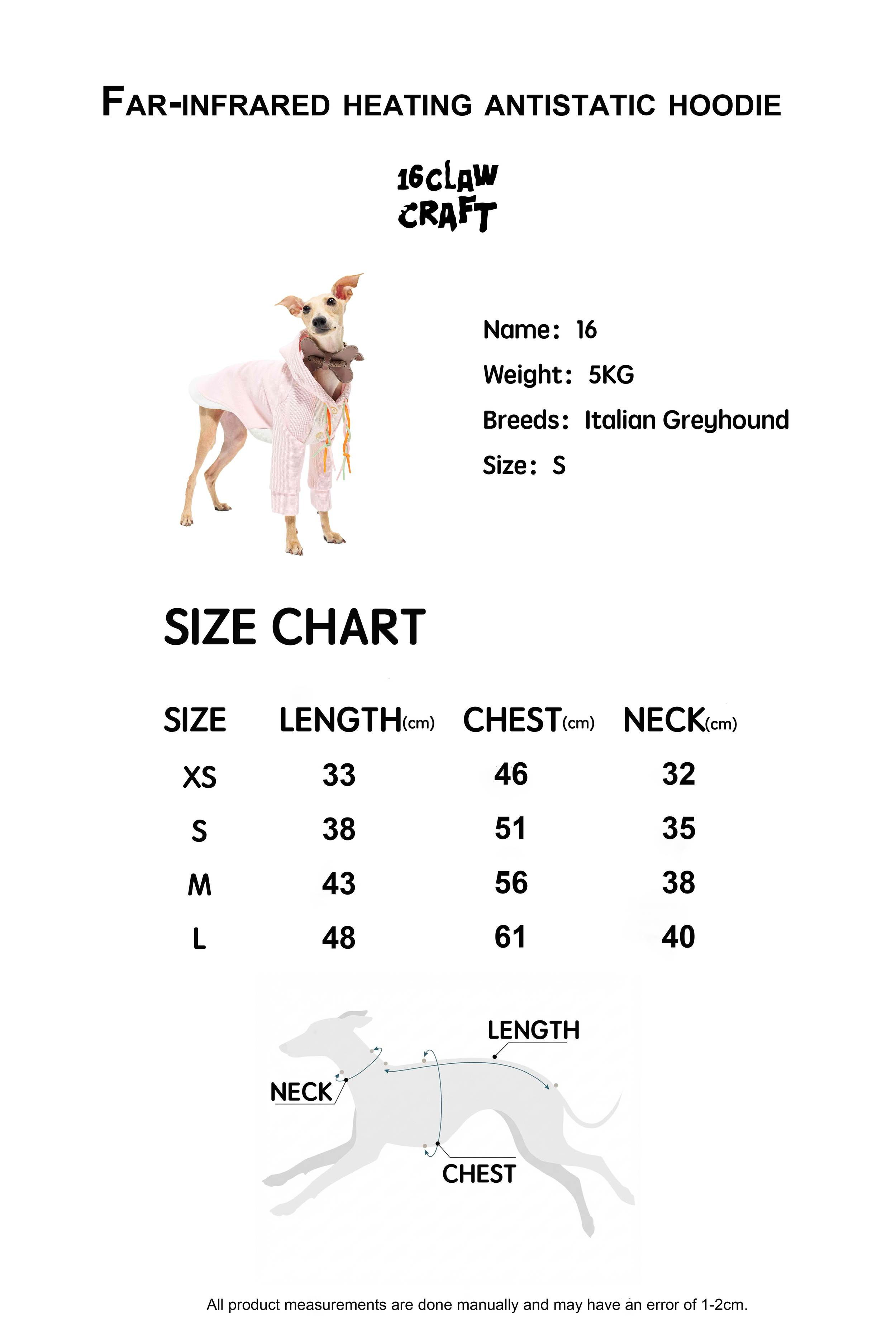 16  CLAW CRAFT - Far-infrared heating antistatic hoodie