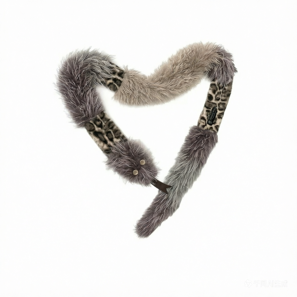 Cute Serpentine Snake Pattern Vintage Scarf – Versatile & Playful Accessory